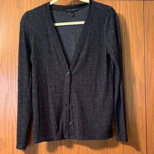 Banana Republic Heather-type Black Cardigan